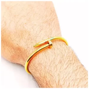 PULSEIRA BRACELETE UNISSEX PREGO - AÇO - JROMERO ARTIGOS