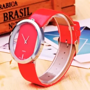 Relógio Feminino Transparente e Minimalista